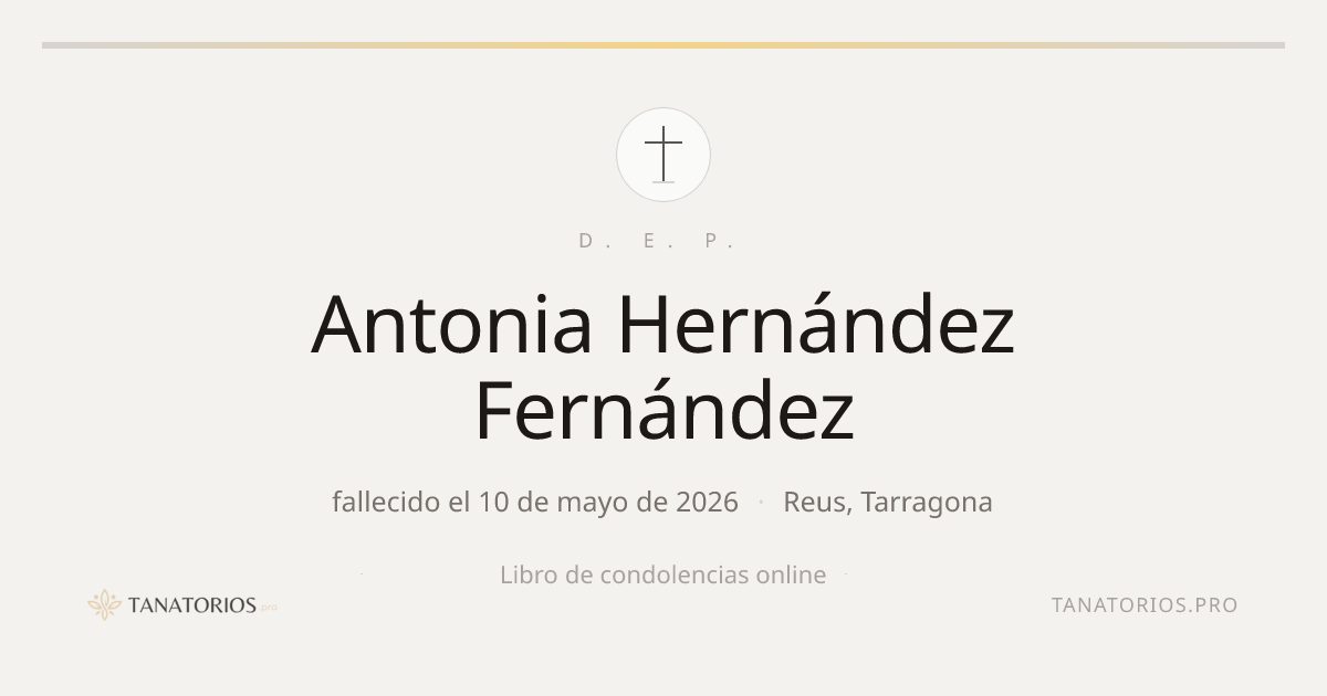 Memorial de Antonia Hernández Fernández