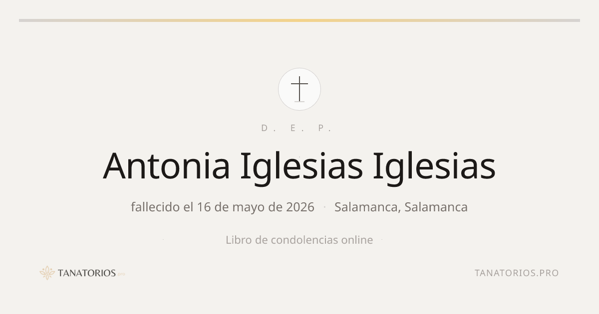 Memorial de Antonia Iglesias Iglesias