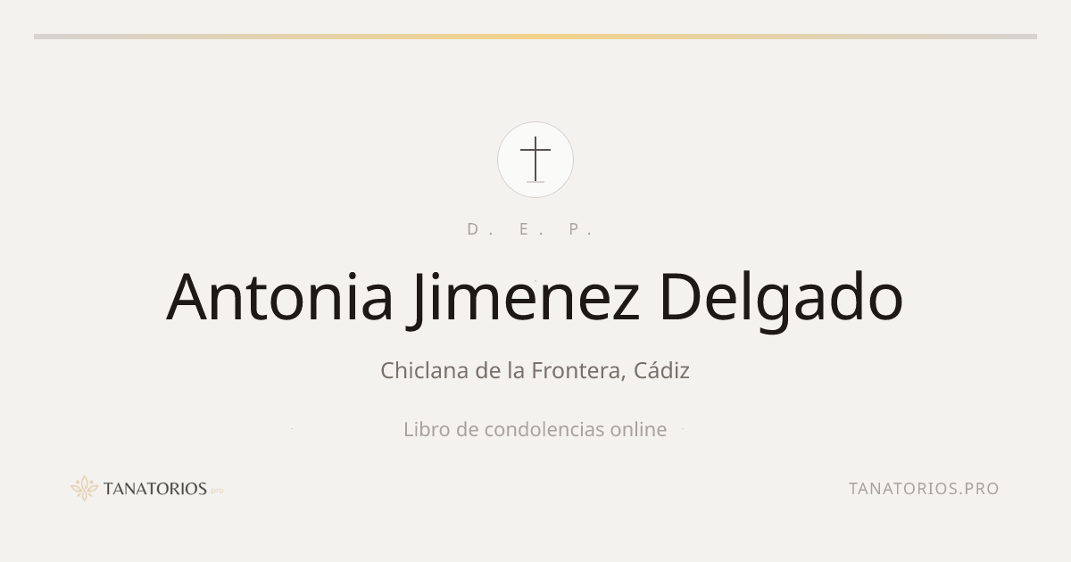 Memorial de Antonia Jimenez Delgado