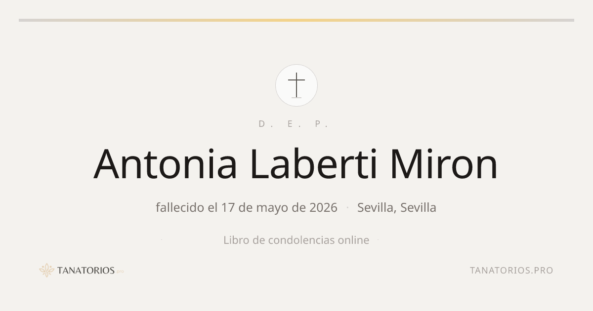 Memorial de Antonia Laberti Miron