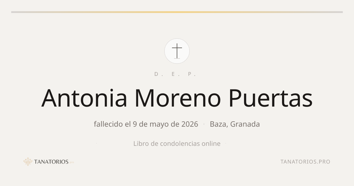 Memorial de Antonia Moreno Puertas