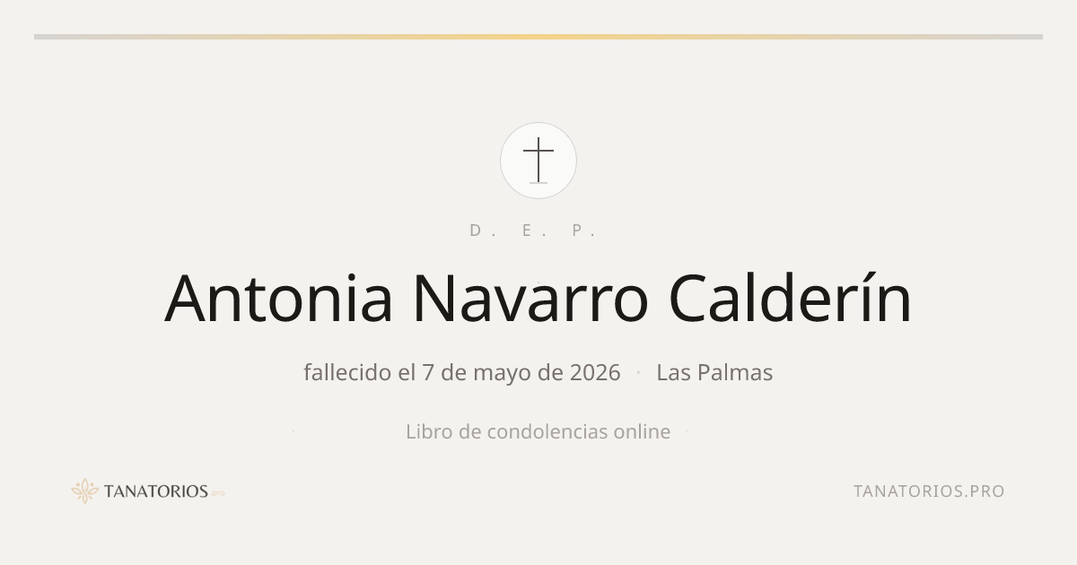 Memorial de Antonia Navarro Calderín