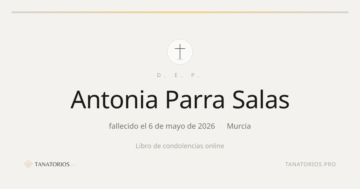 Memorial de Antonia Parra Salas