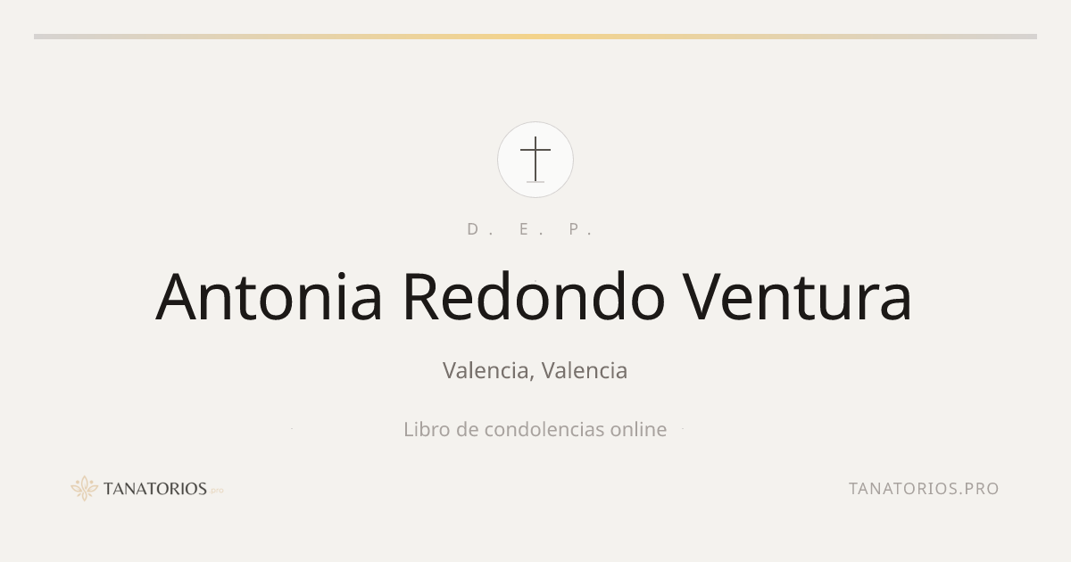 Memorial de Antonia Redondo Ventura