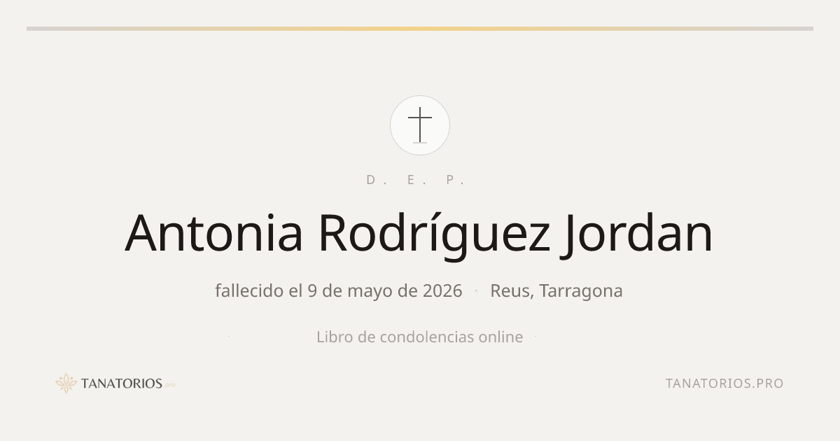 Memorial de Antonia Rodríguez Jordan