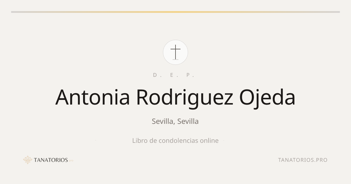 Memorial de Antonia Rodriguez Ojeda