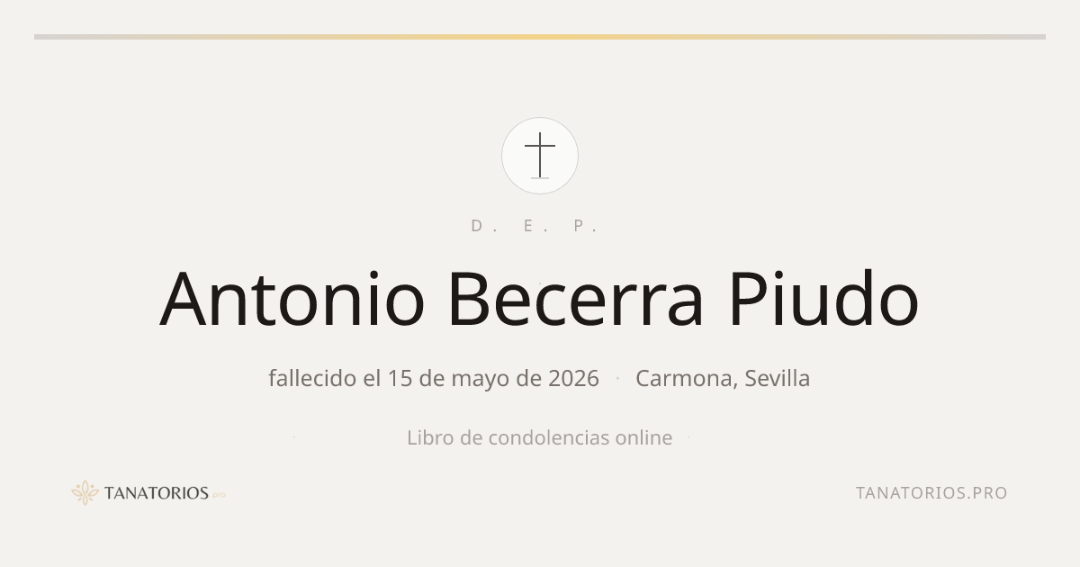 Memorial de Antonio Becerra Piudo