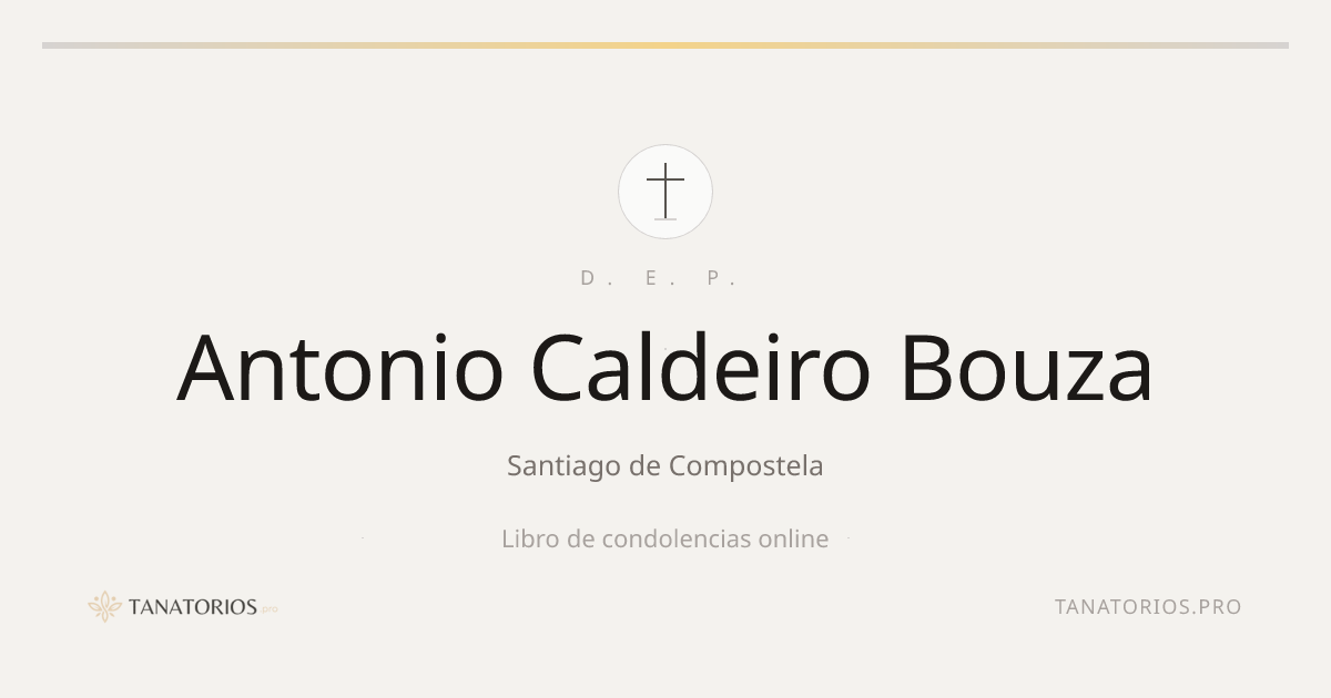 Memorial de Antonio Caldeiro Bouza
