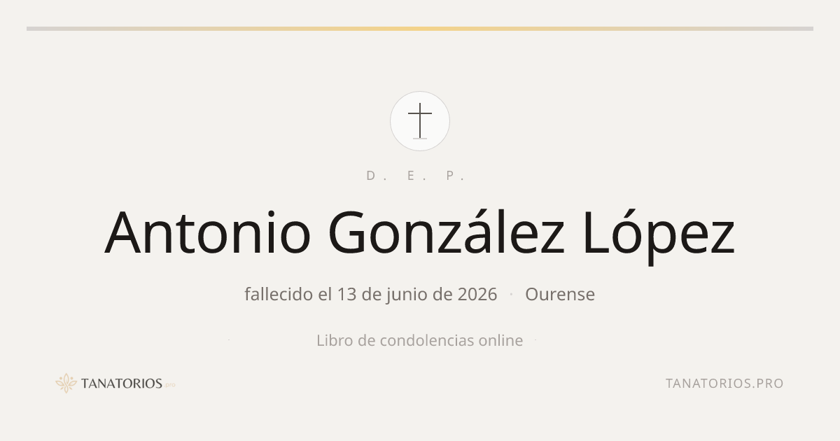Memorial de Antonio González López