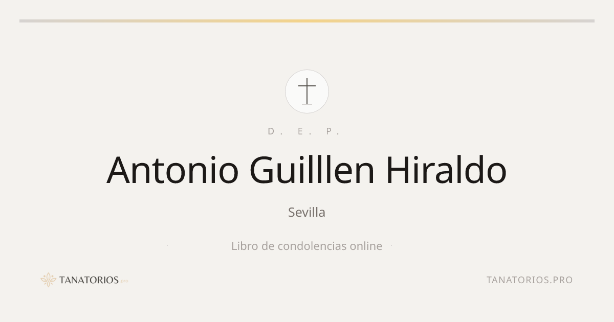 Memorial de Antonio Guilllen Hiraldo