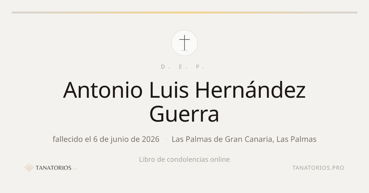 Memorial de Antonio Luis Hernández Guerra