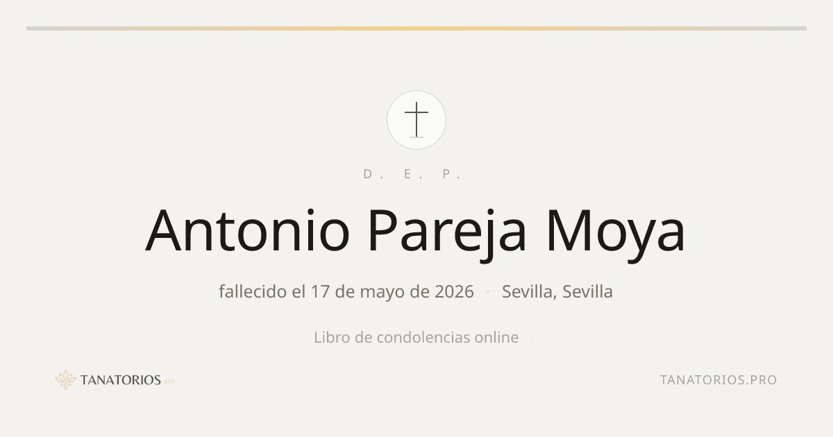 Memorial de Antonio Pareja Moya