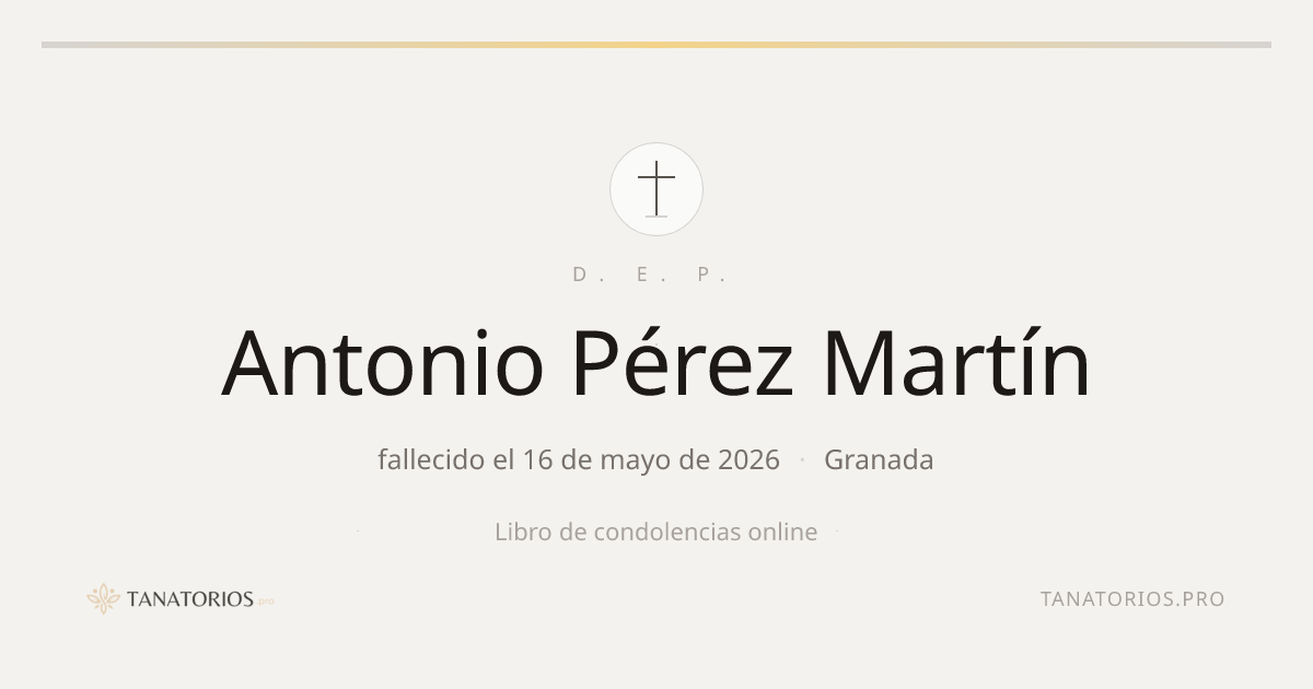 Memorial de Antonio Pérez Martín