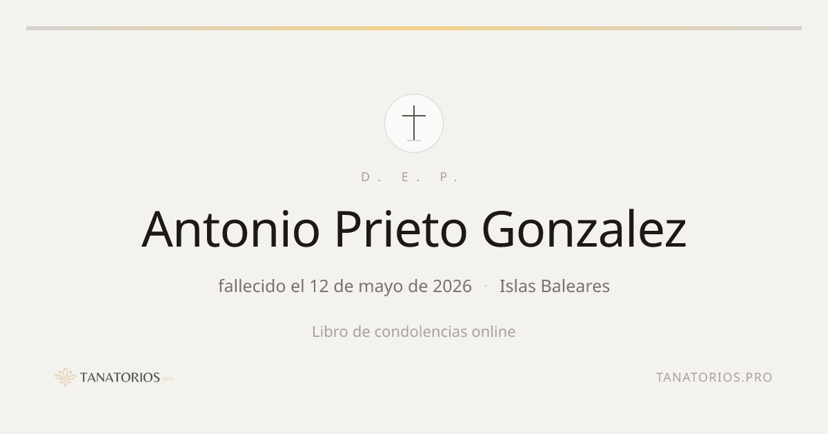 Memorial de Antonio Prieto Gonzalez