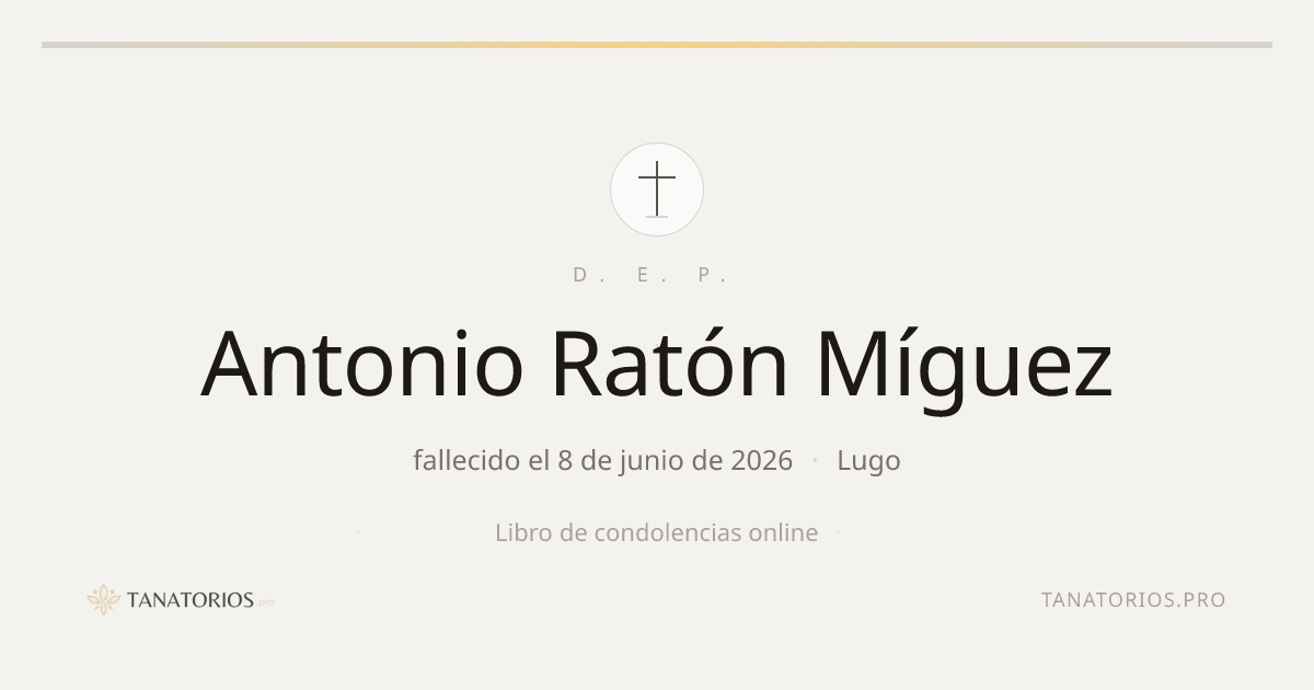 Memorial de Antonio Ratón Míguez