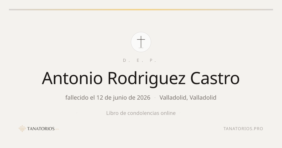Memorial de Antonio Rodriguez Castro