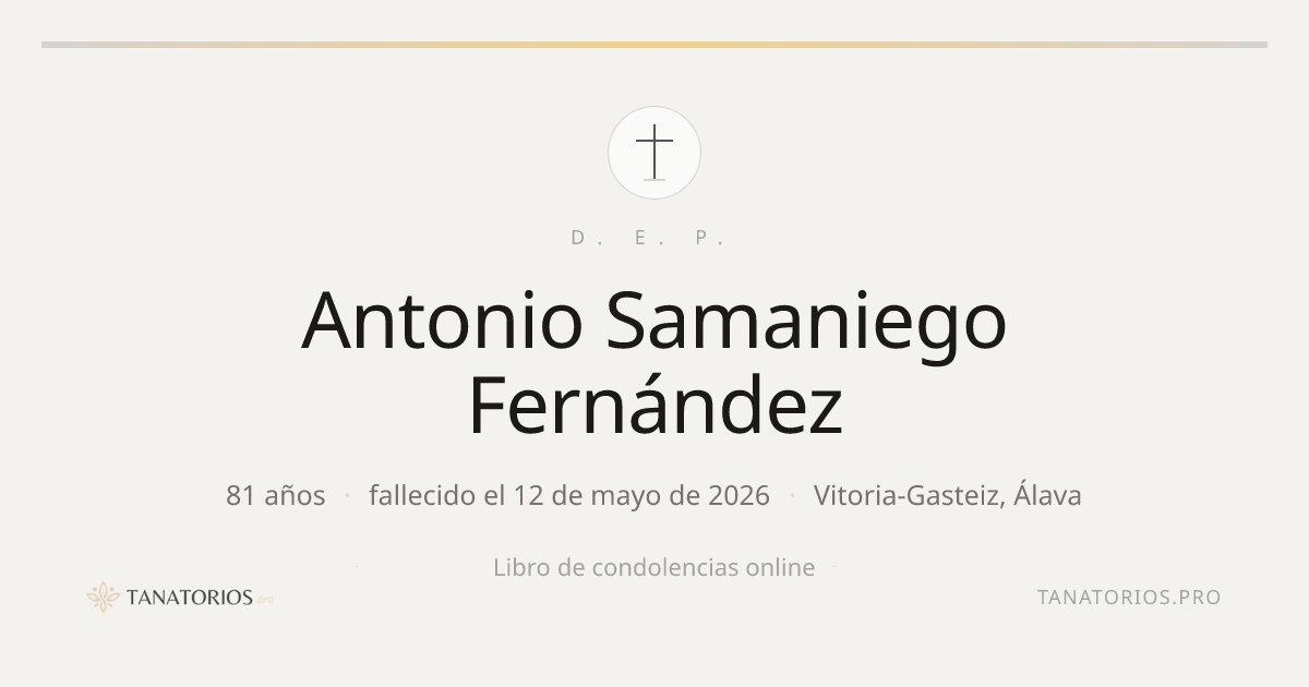 Memorial de Antonio Samaniego Fernández