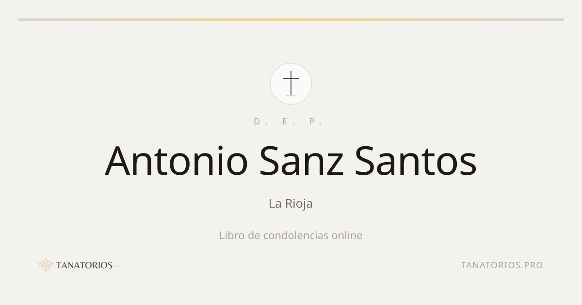 Memorial de Antonio Sanz Santos