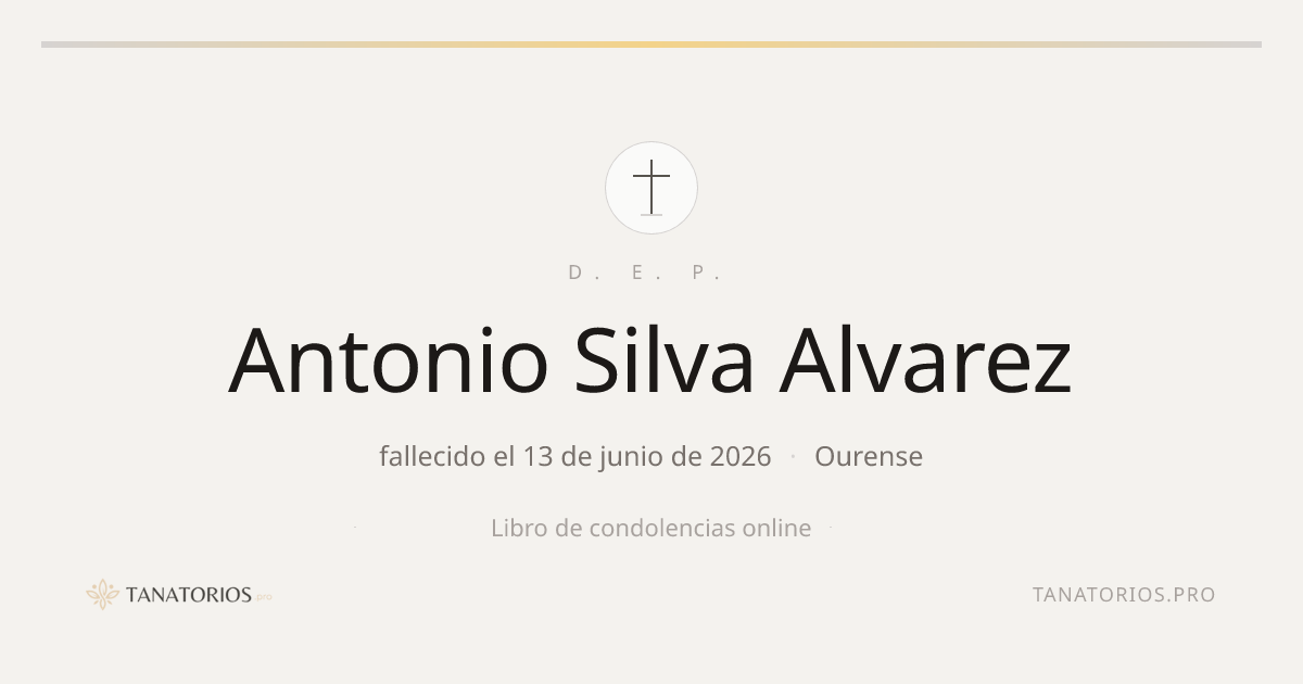 Memorial de Antonio Silva Alvarez