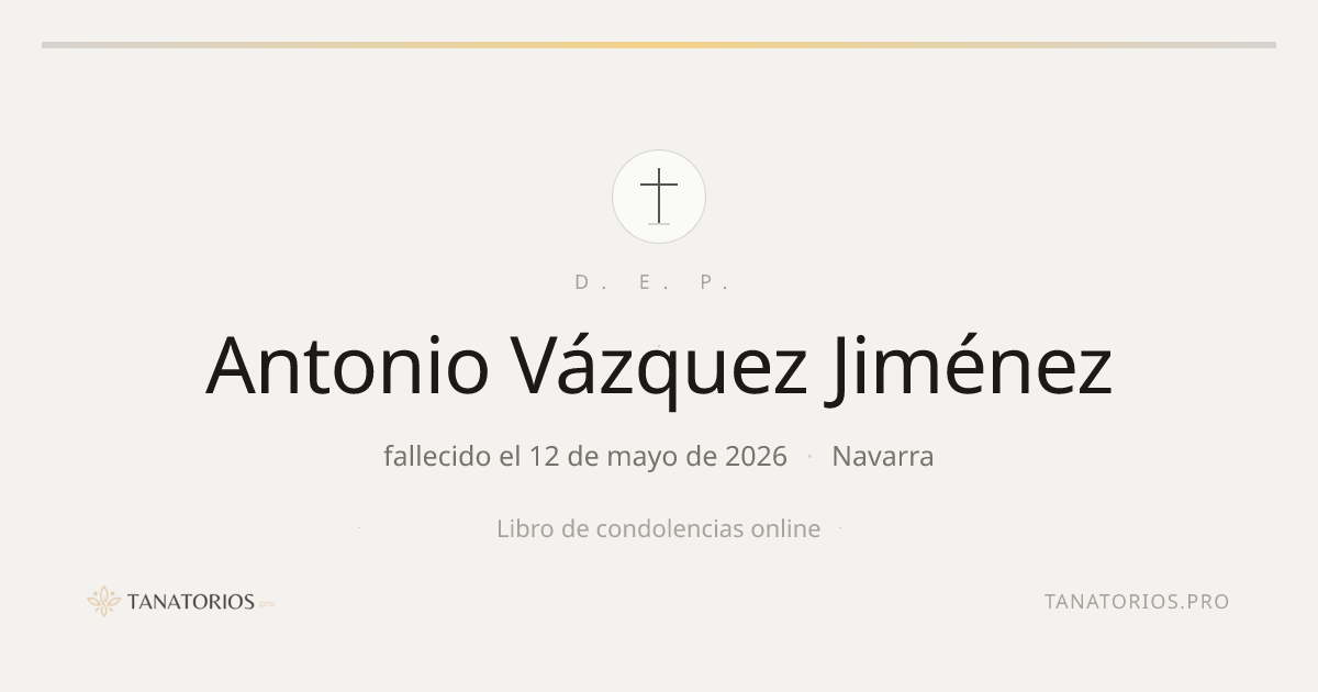 Memorial de Antonio Vázquez Jiménez