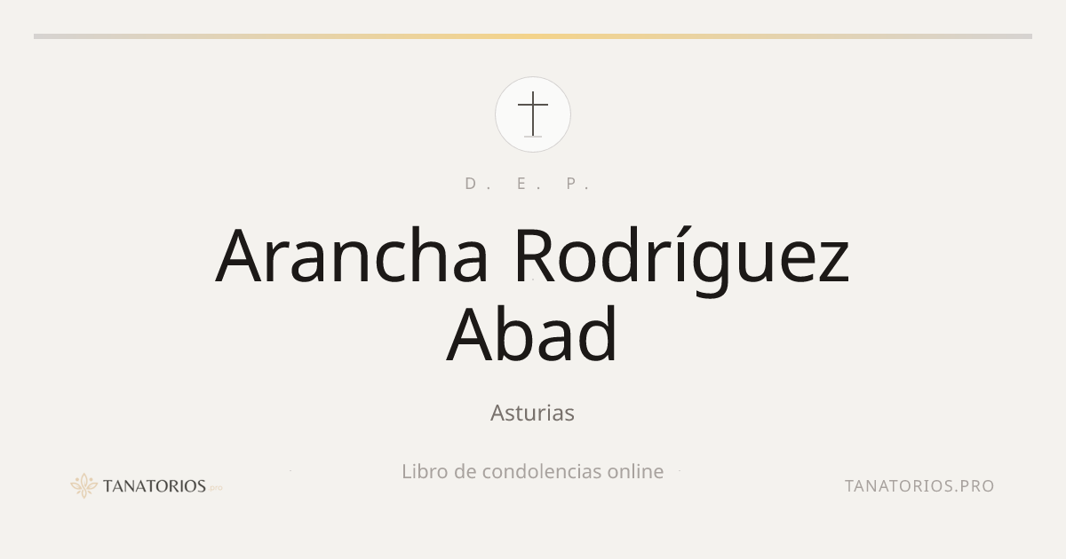 Memorial de Arancha Rodríguez Abad