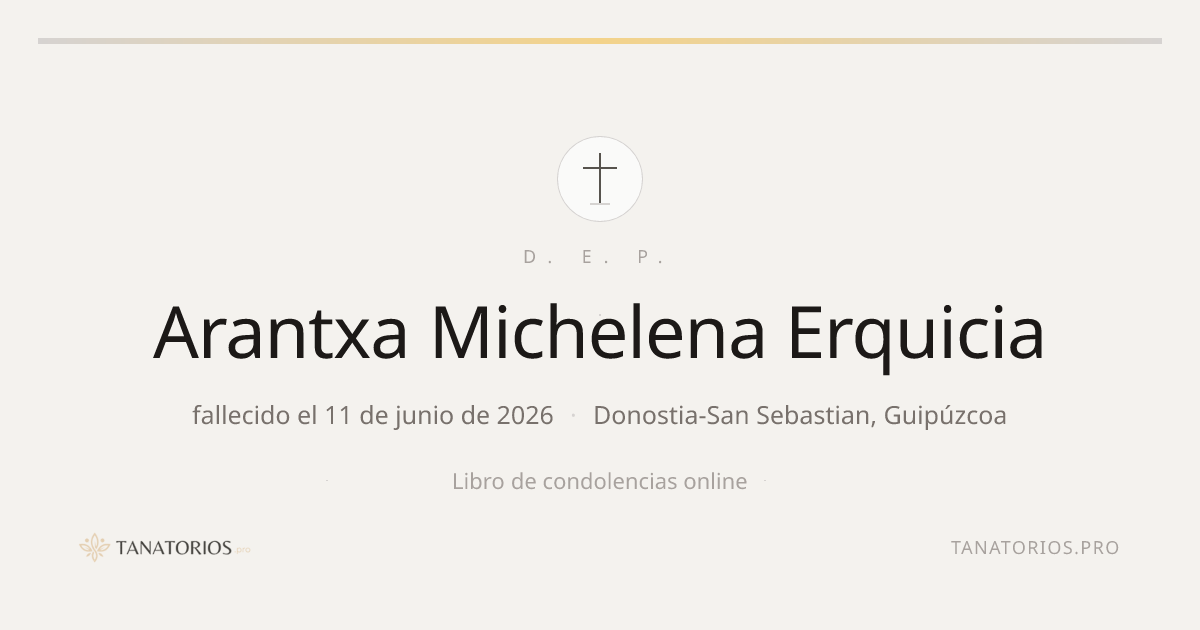 Memorial de Arantxa Michelena Erquicia