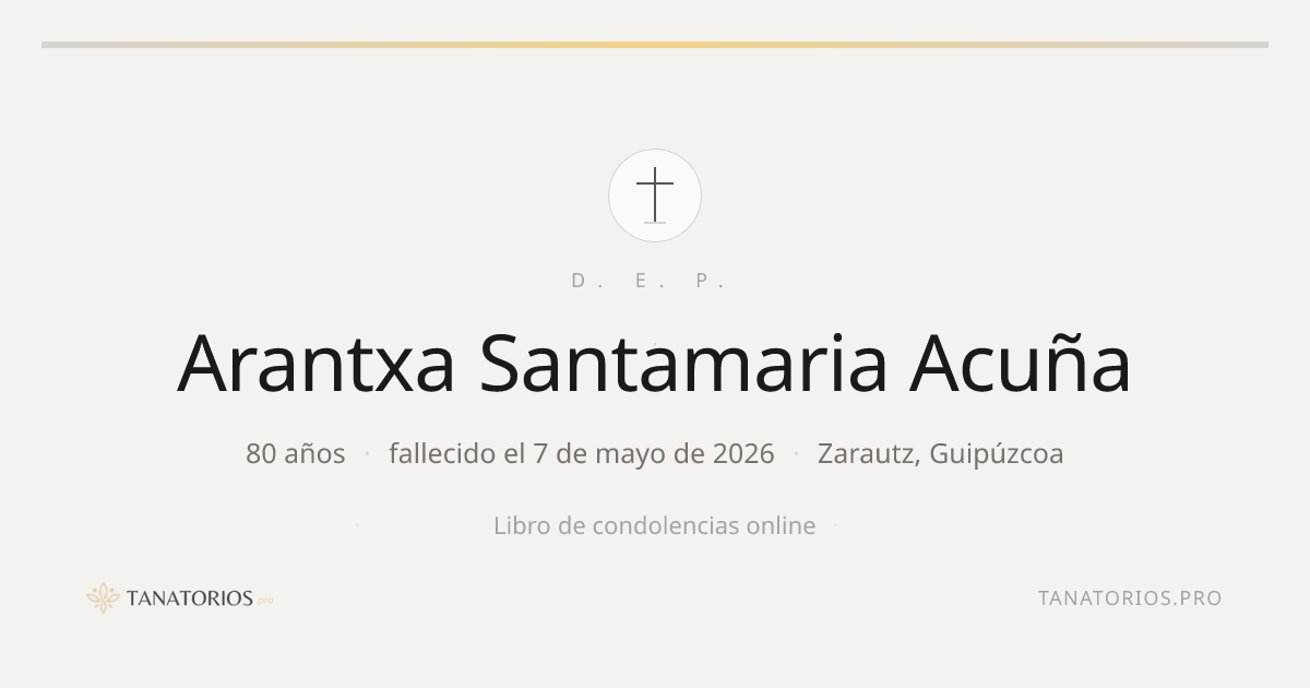 Memorial de Arantxa Santamaria Acuña