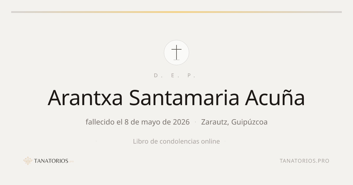Memorial de Arantxa Santamaria Acuña