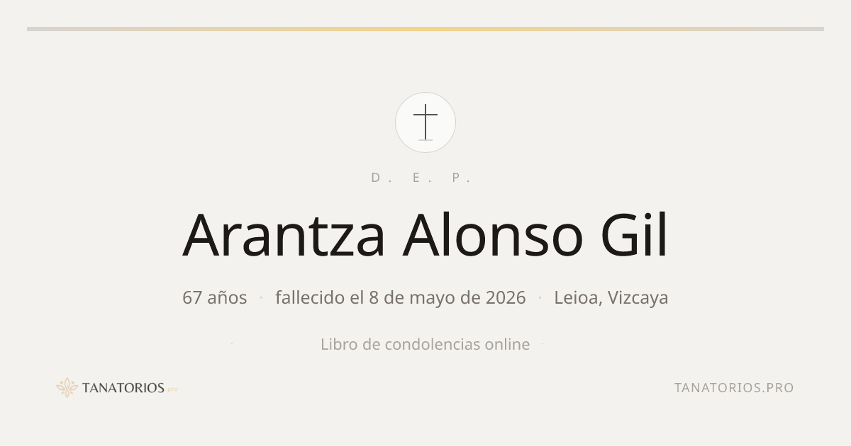 Memorial de Arantza Alonso Gil