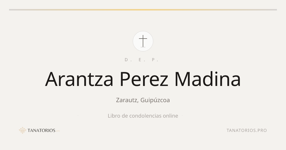Memorial de Arantza Perez Madina