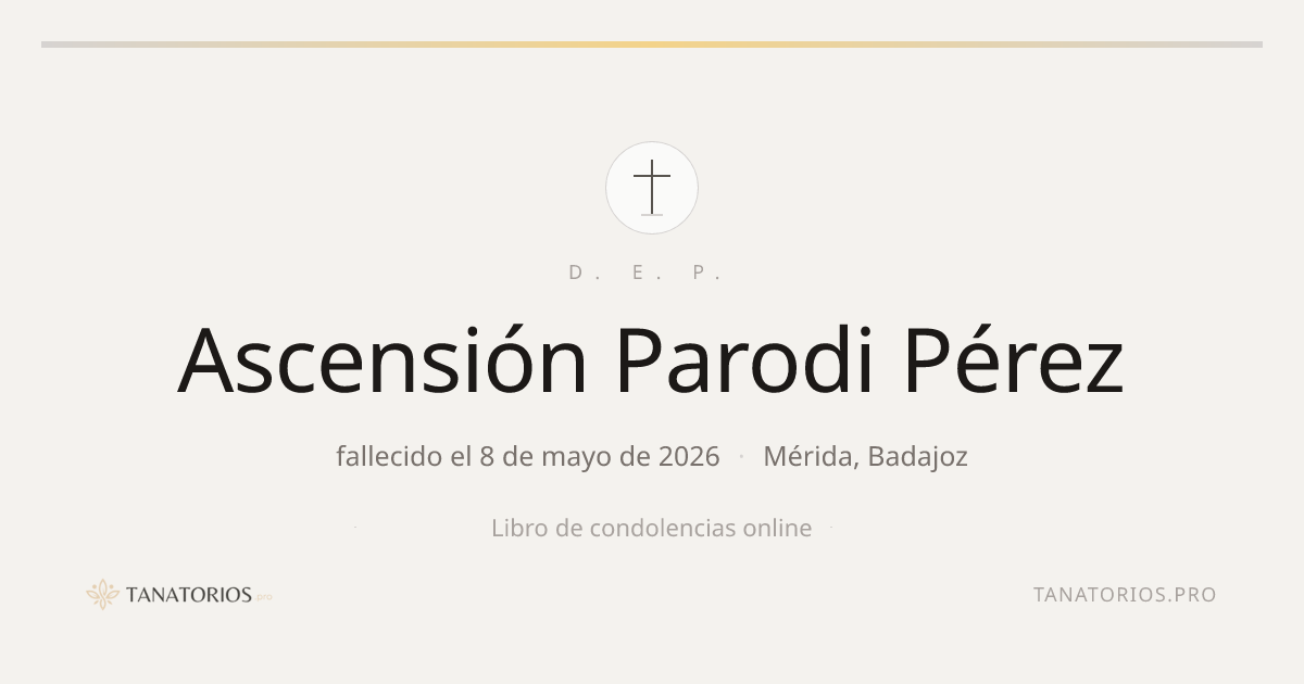 Memorial de Ascensión Parodi Pérez