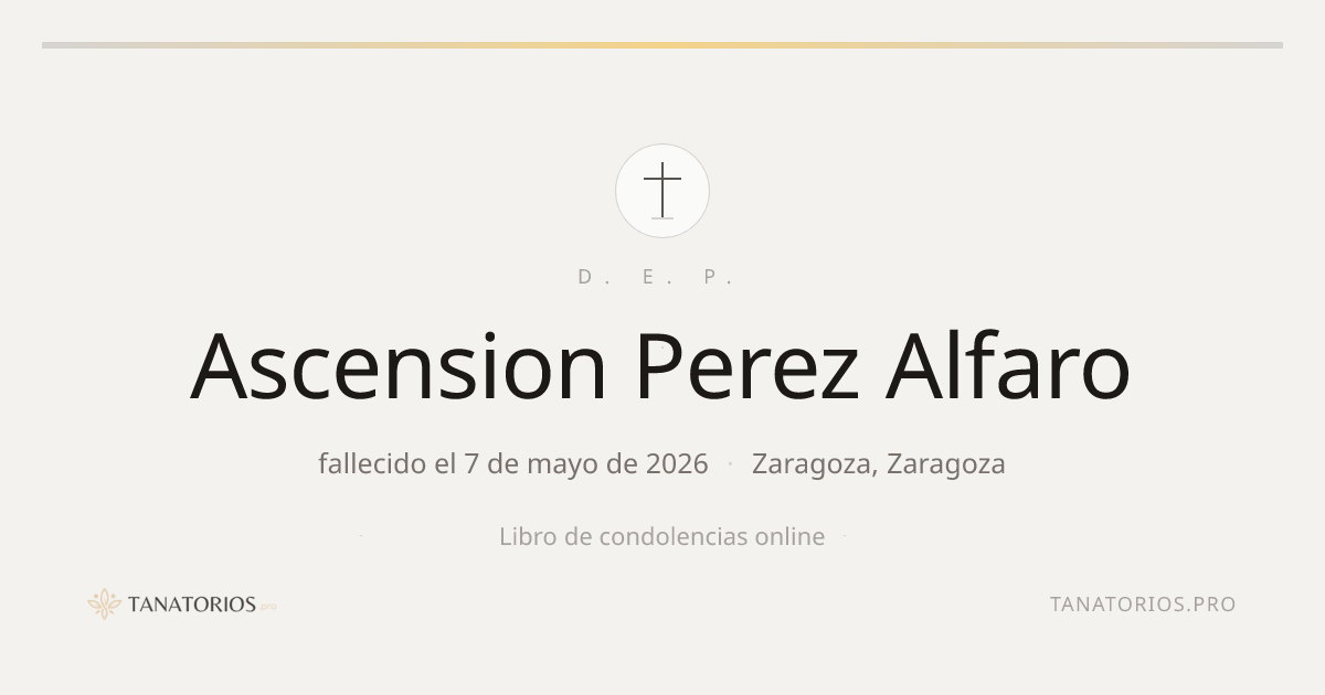 Memorial de Ascension Perez Alfaro