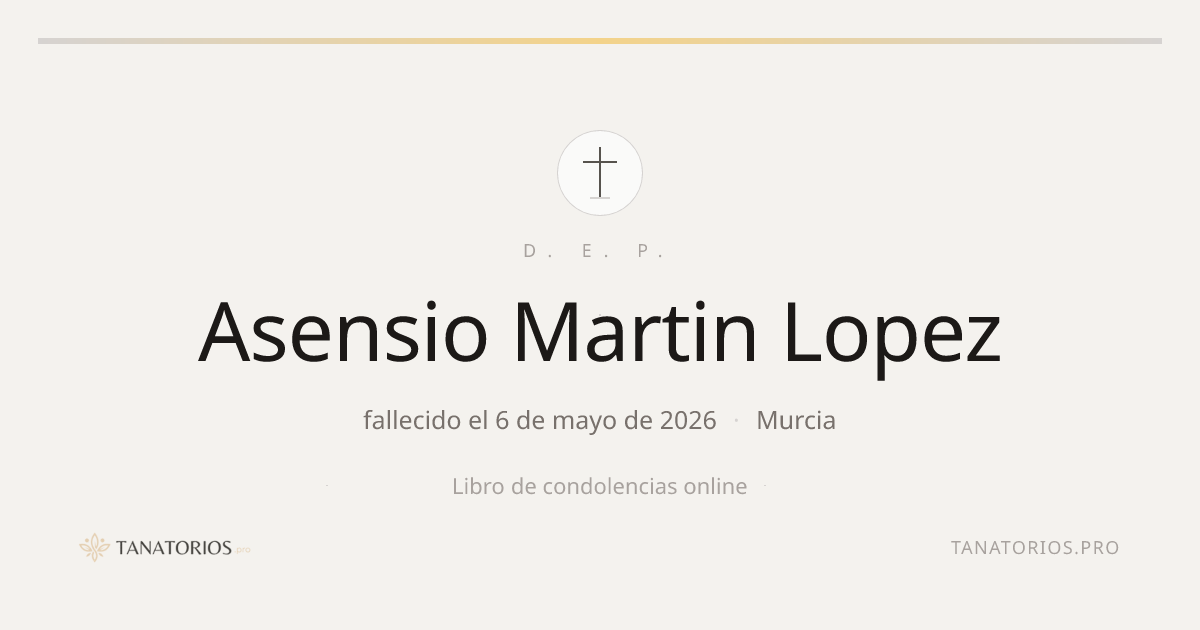 Memorial de Asensio Martin Lopez