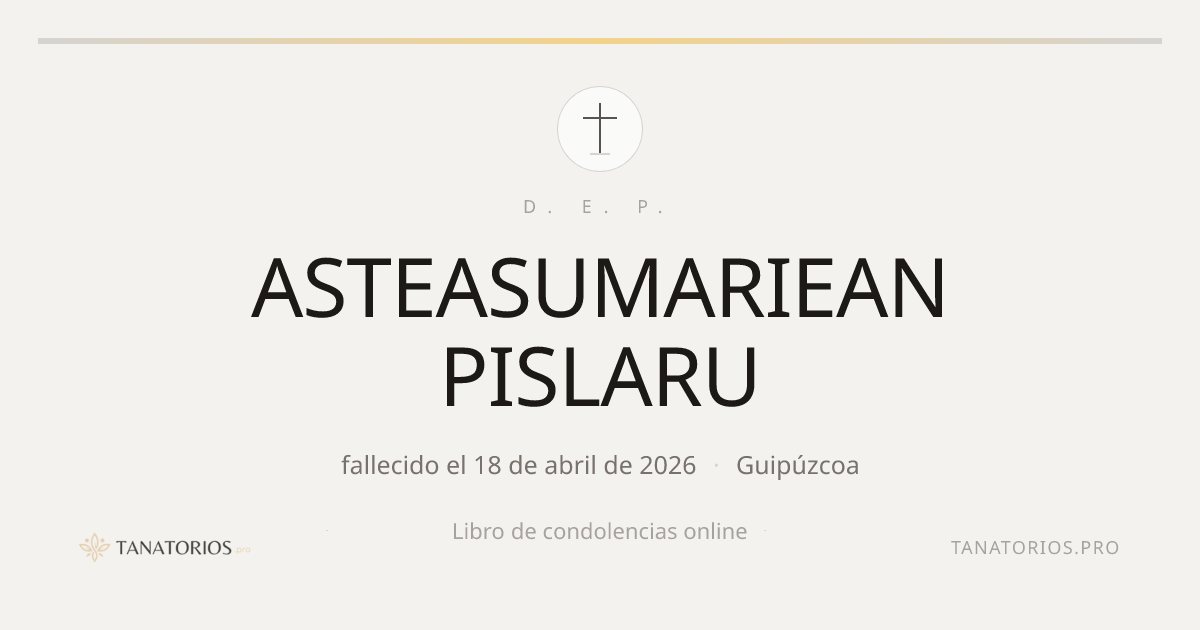 Memorial de ASTEASUMARIEAN PISLARU