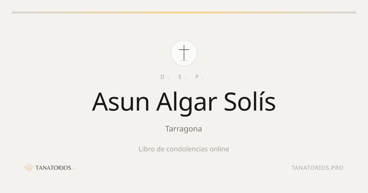 Memorial de Asun Algar Solís