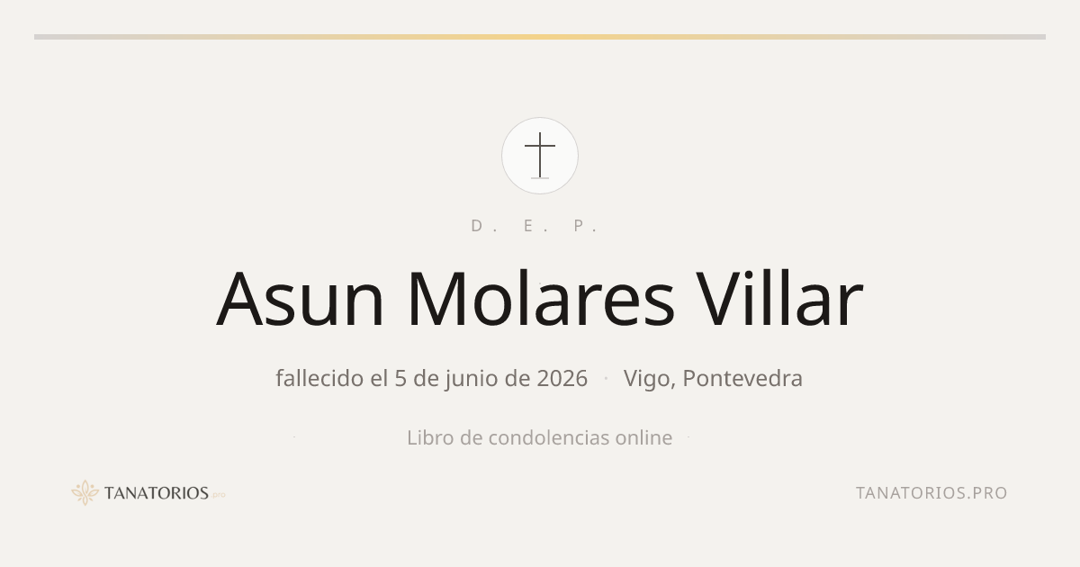 Memorial de Asun Molares Villar