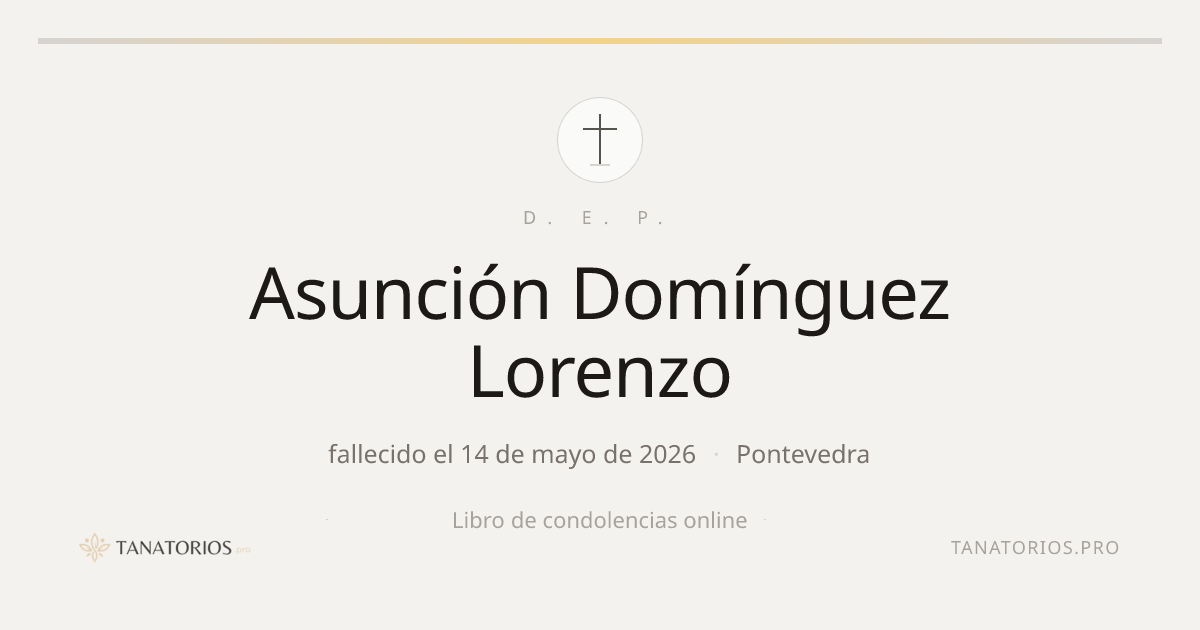 Memorial de Asunción Domínguez Lorenzo