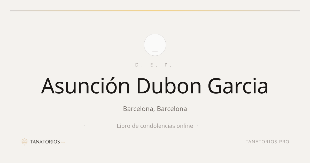 Memorial de Asunción Dubon Garcia