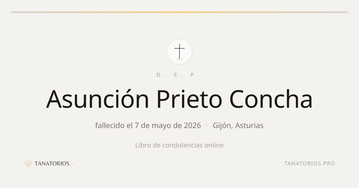 Memorial de Asunción Prieto Concha