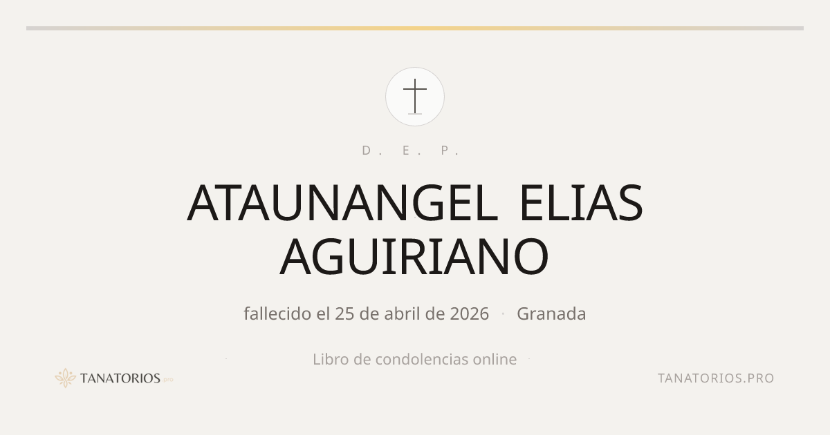 Memorial de ATAUNANGEL ELIAS AGUIRIANO