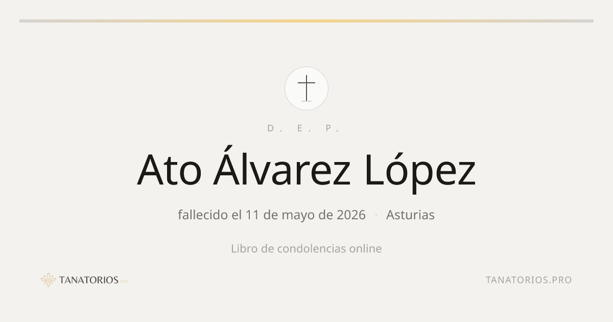 Memorial de Ato Álvarez López
