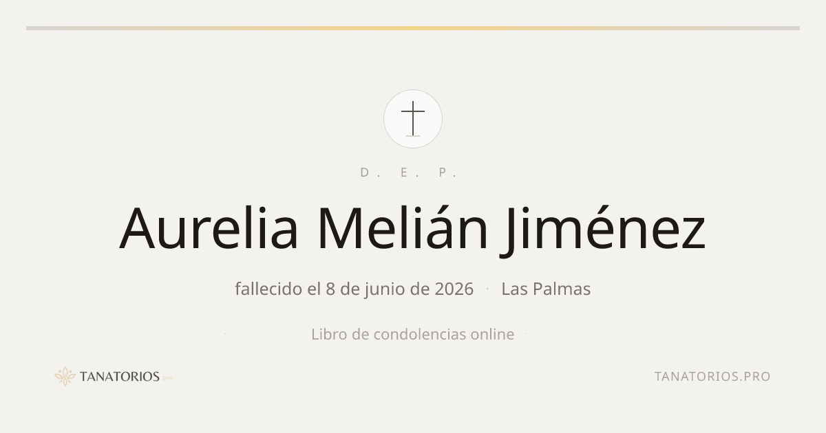 Memorial de Aurelia Melián Jiménez
