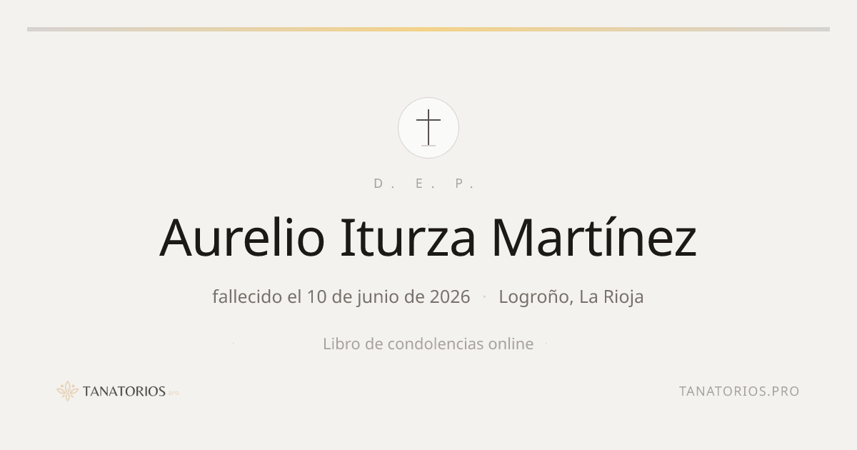 Memorial de Aurelio Iturza Martínez
