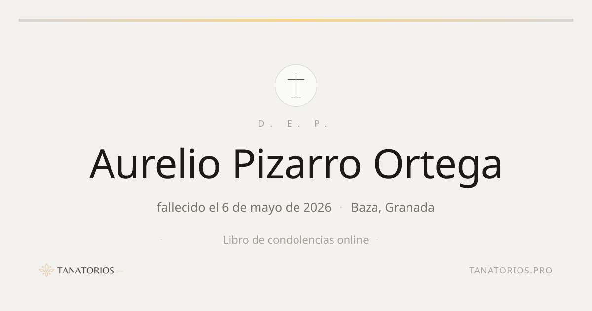 Memorial de Aurelio Pizarro Ortega