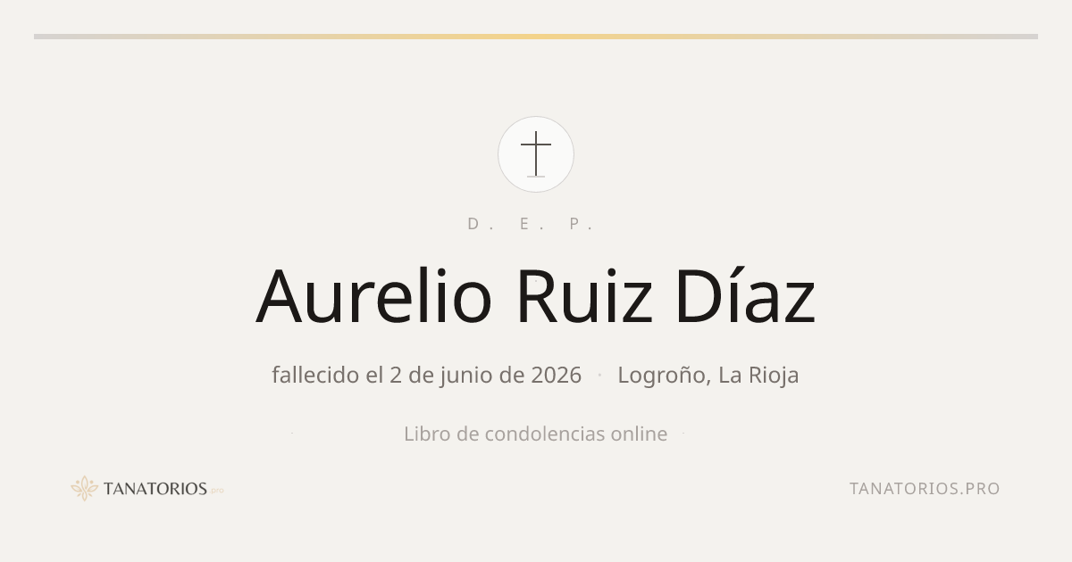 Memorial de Aurelio Ruiz Díaz