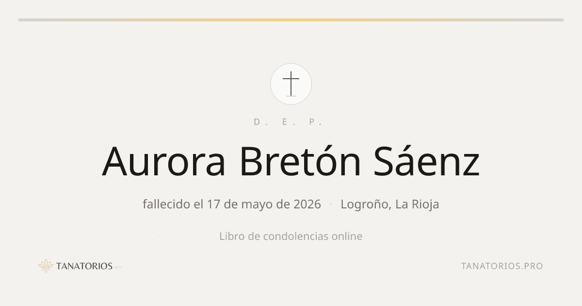 Memorial de Aurora Bretón Sáenz