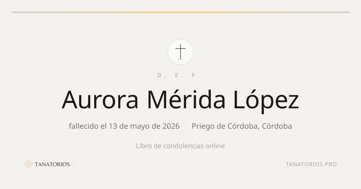 Memorial de Aurora Mérida López