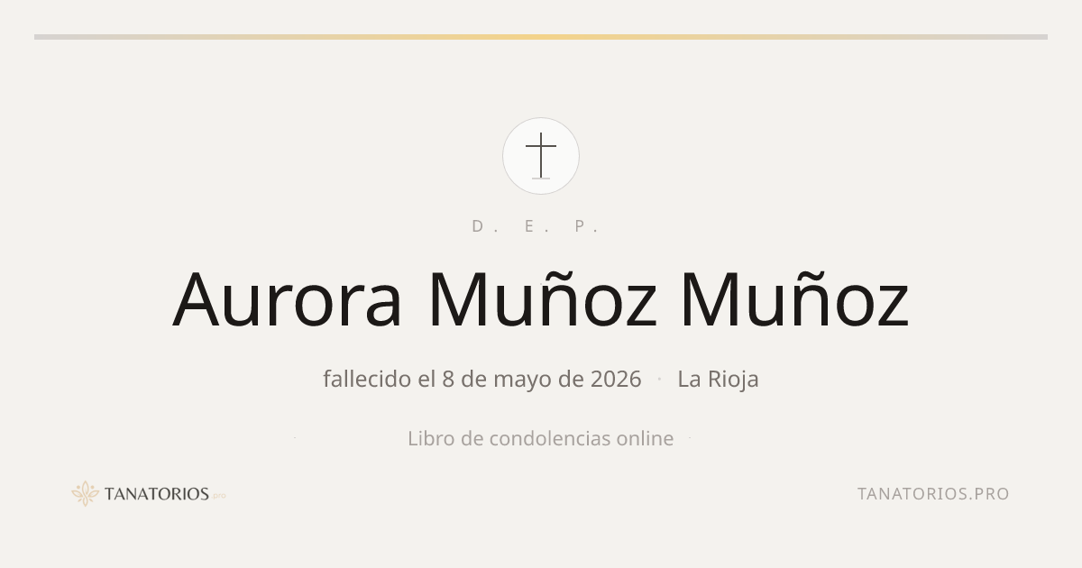 Memorial de Aurora Muñoz Muñoz