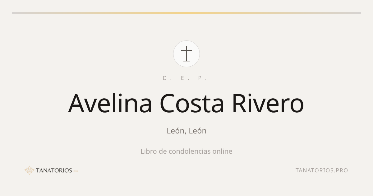 Memorial de Avelina Costa Rivero