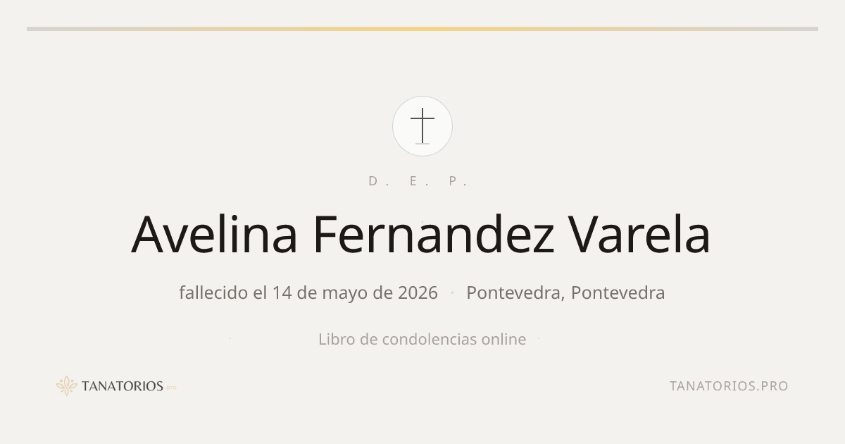 Memorial de Avelina Fernandez Varela